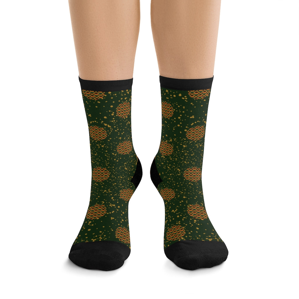 Motherspace Green DTG Socks