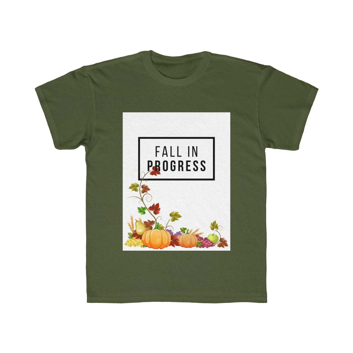 Fall in Progress Kids Regular Fit Tee