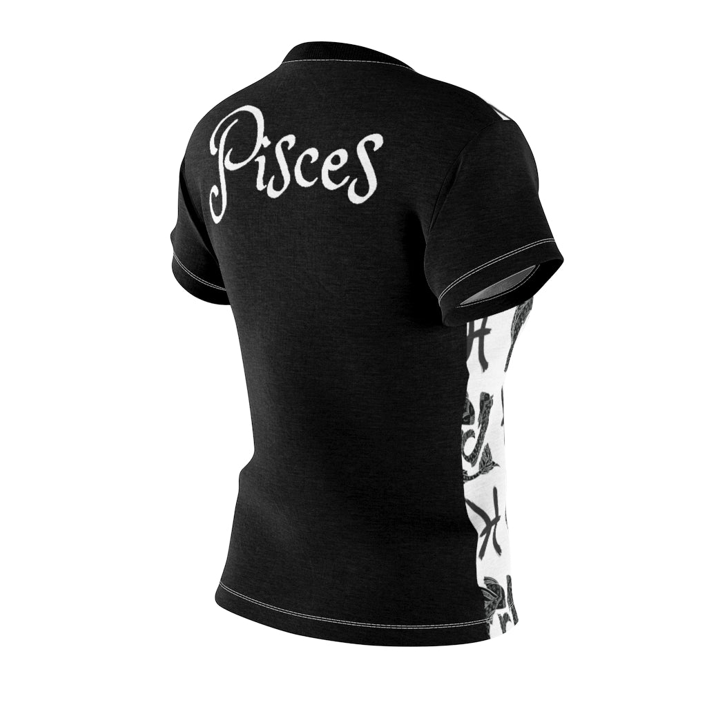 Pisces - BW Women's AOP Cut & Sew Tee