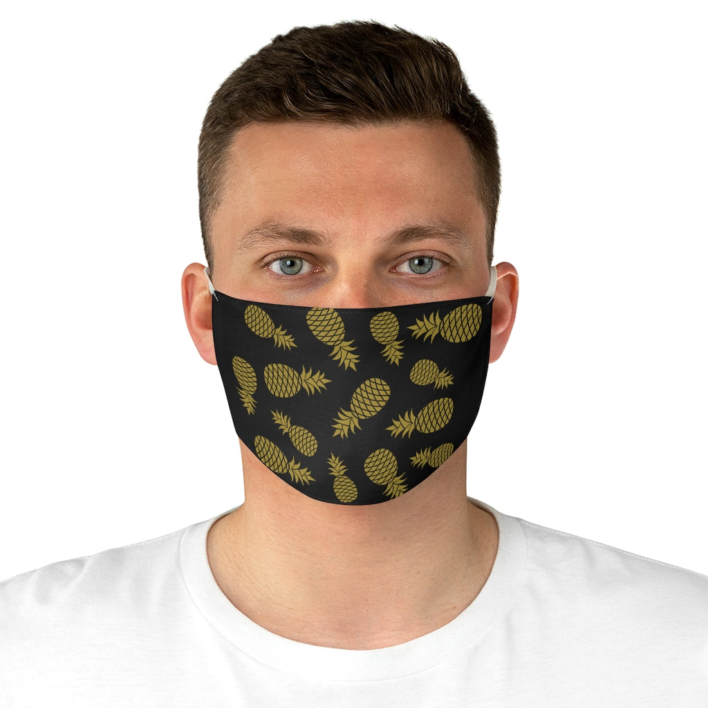 Elite Pineapple Fabric Face Mask