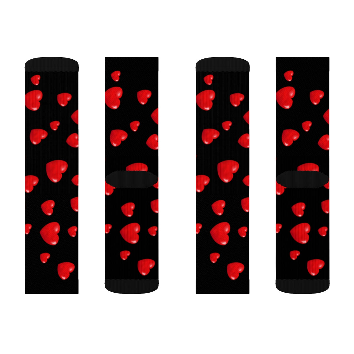 Black Heart Socks