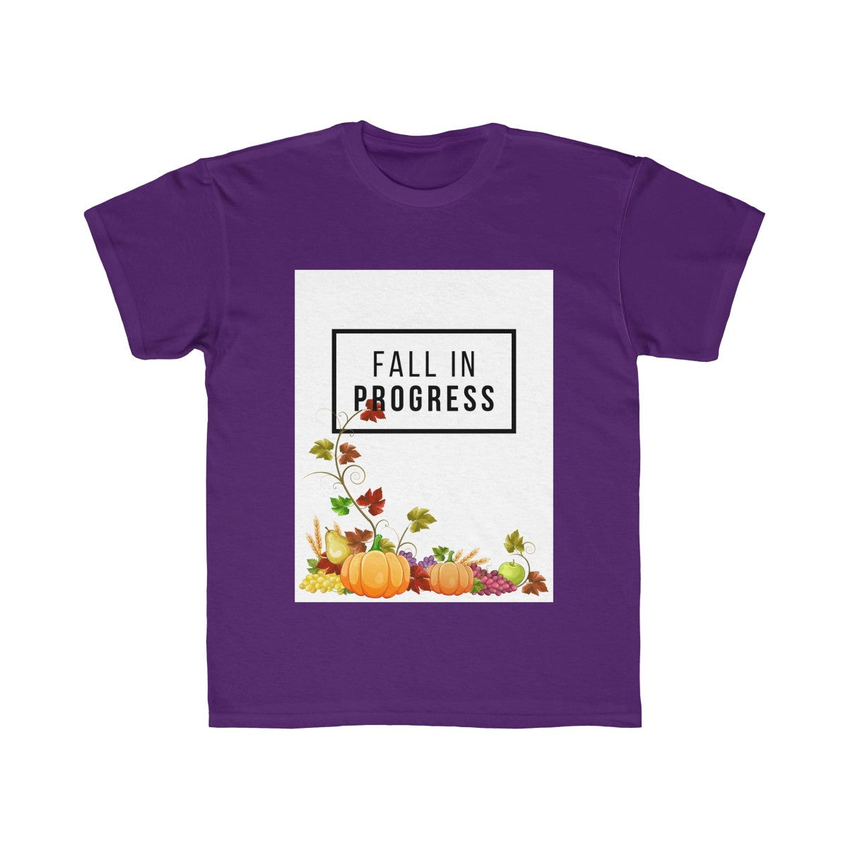 Fall in Progress Kids Regular Fit Tee