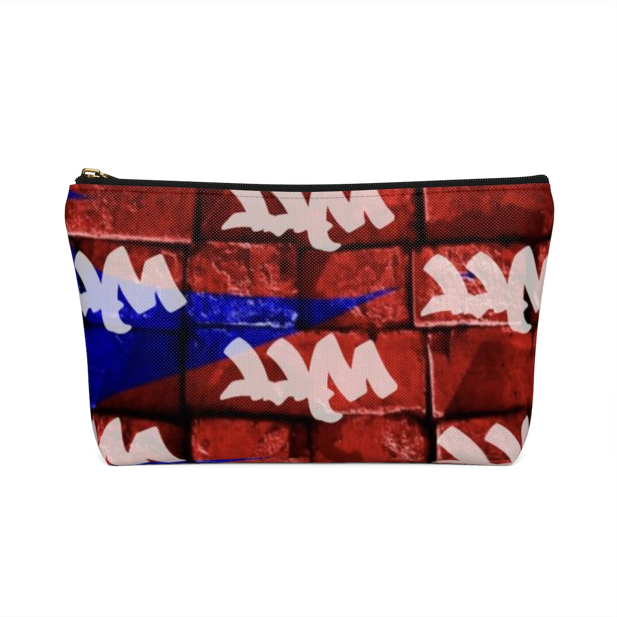 WTT logo Blue/Red Brick Accessory Pouch w T-bottom