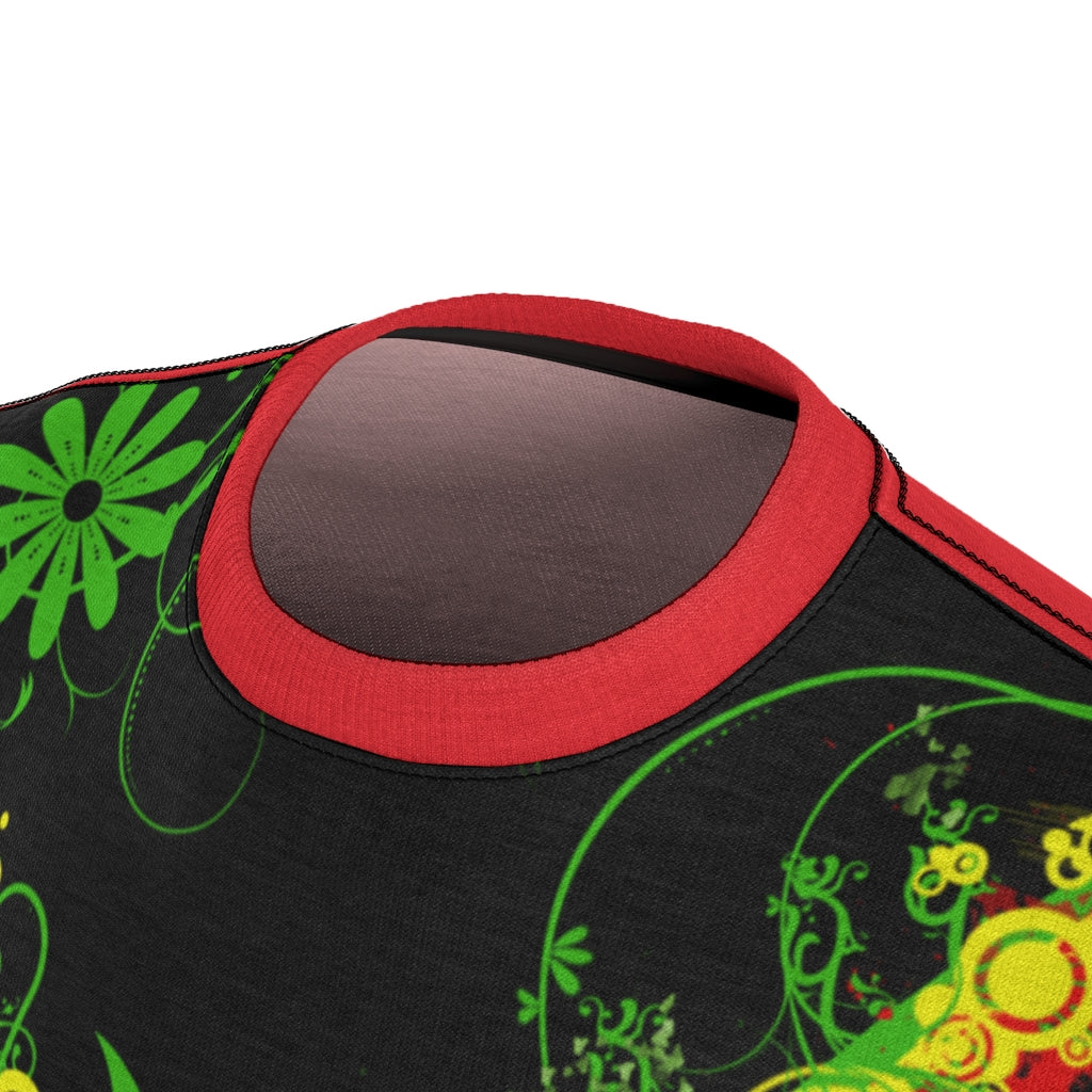 Marley Red Unisex AOP Cut & Sew Tee