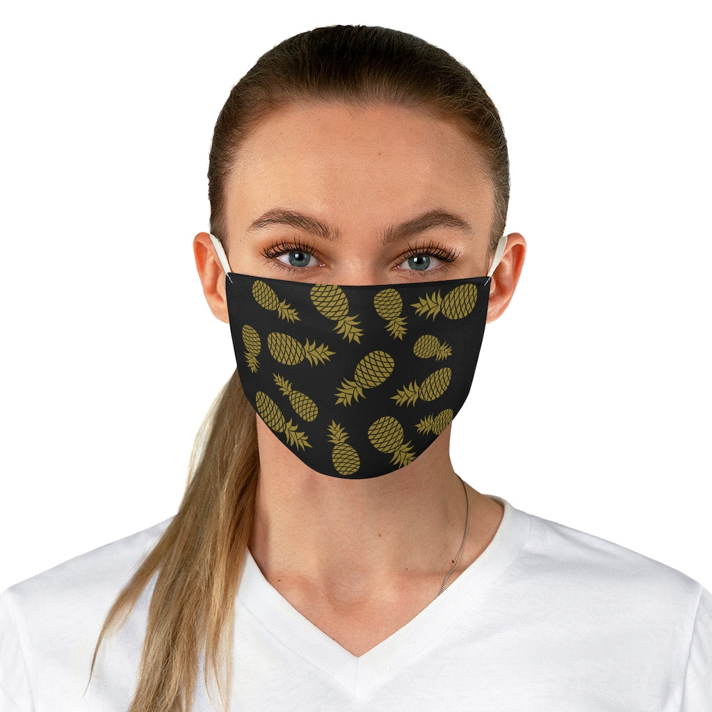 Elite Pineapple Fabric Face Mask