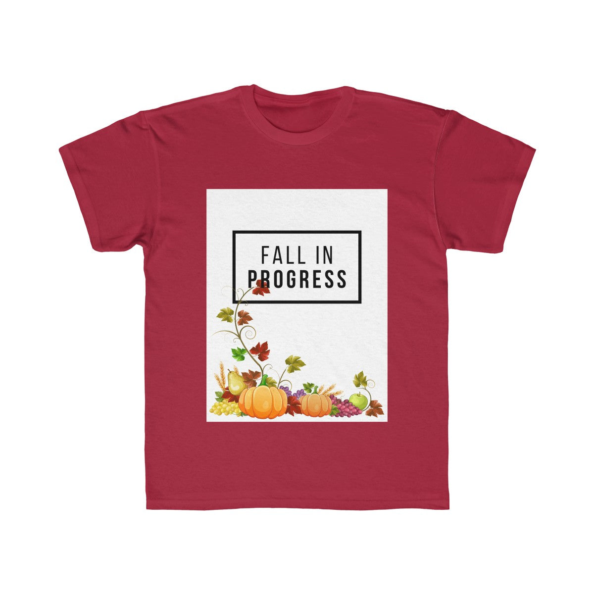 Fall in Progress Kids Regular Fit Tee