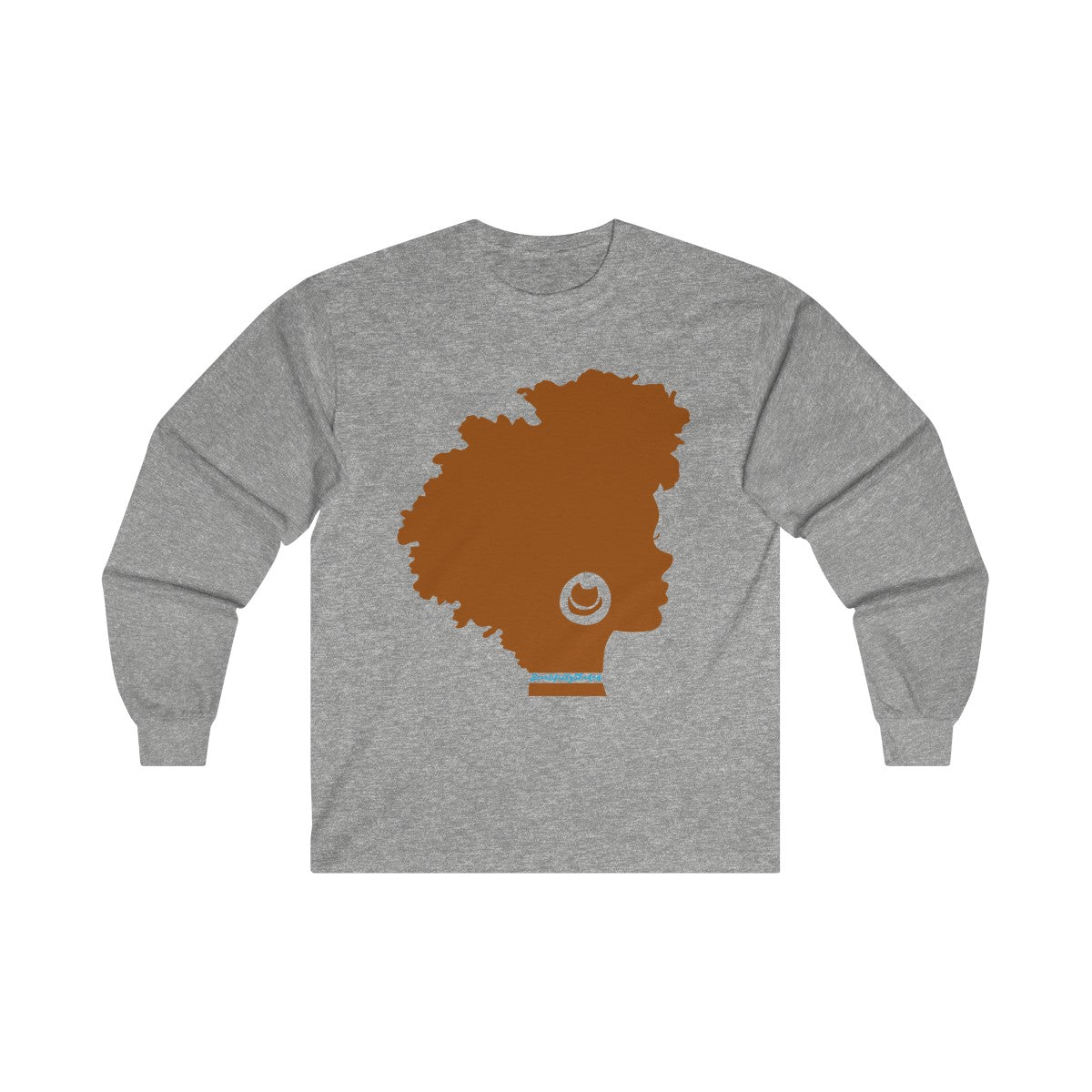Beautifully Shaded Adult Cotton Long Sleeve Tee