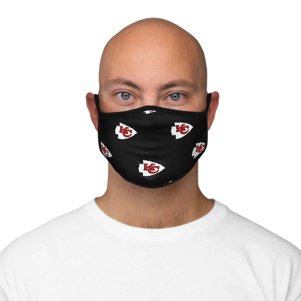 KC Chiefs Fitted Polyester Face Mask