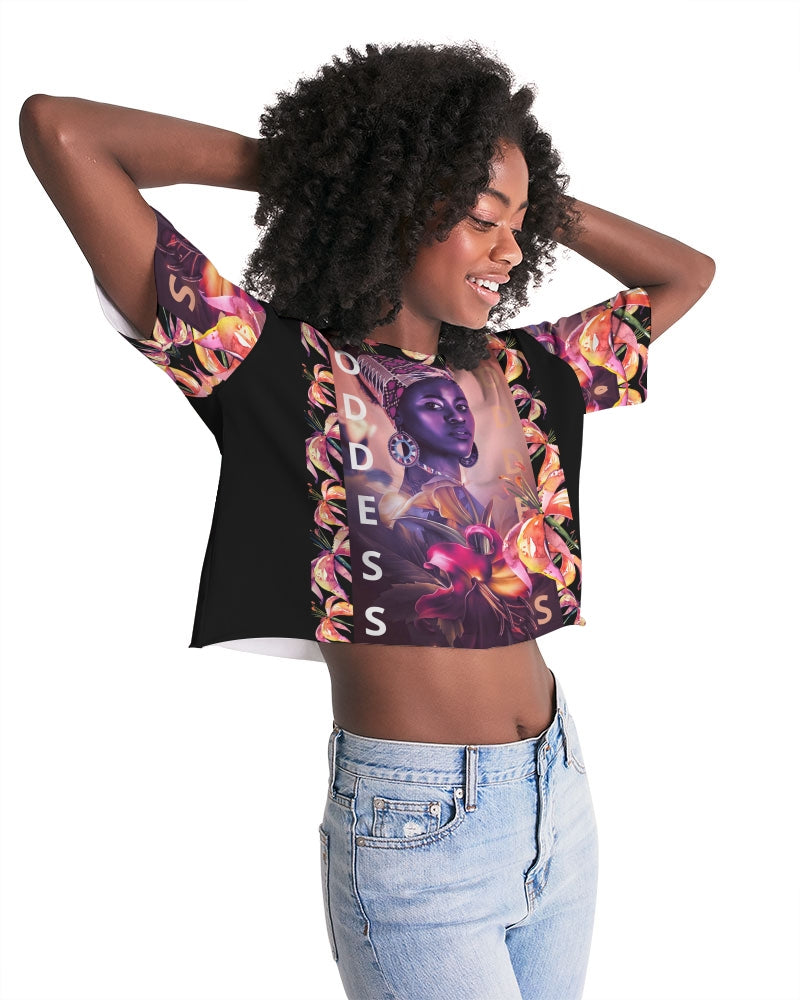 Goddess Women's Lounge Cropped Tee