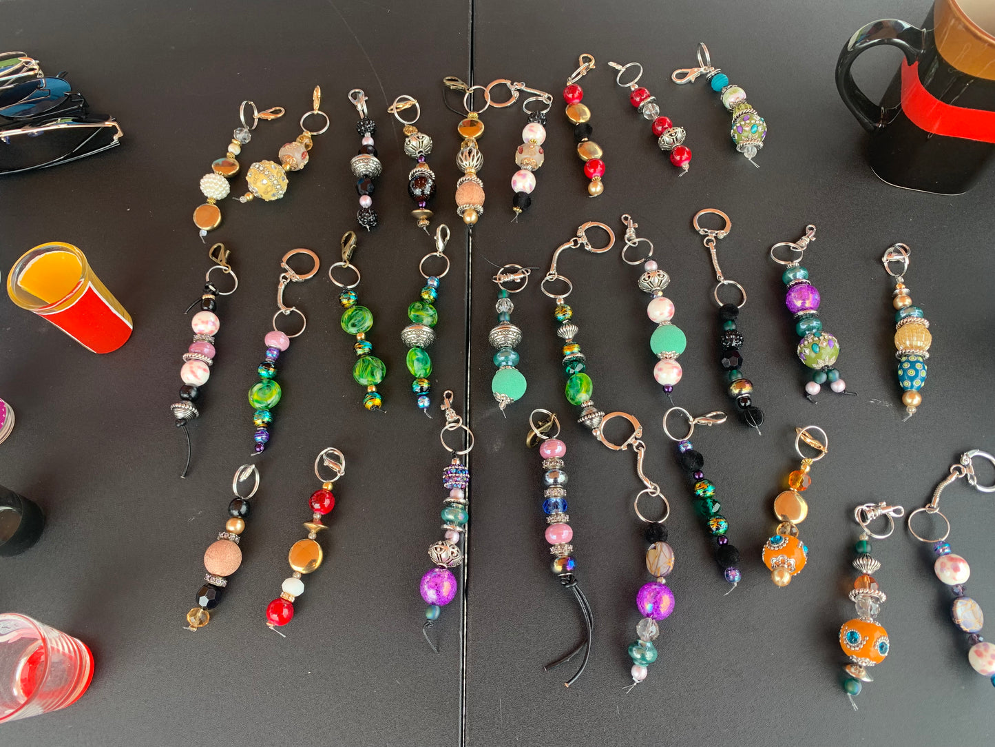 Custom Beaded Keychains