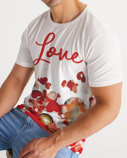 Bubble Hearts Men's Tee