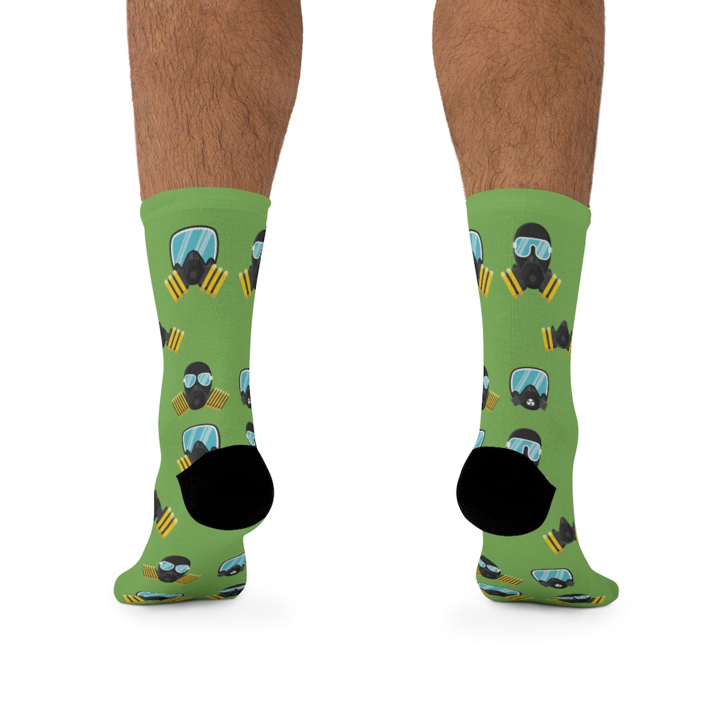 MaskOn GRN Adult Unisex DTG Socks
