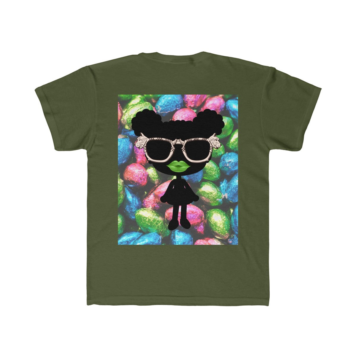 Candy Girls Chocolate Eggs Kids Regular Fit Tee