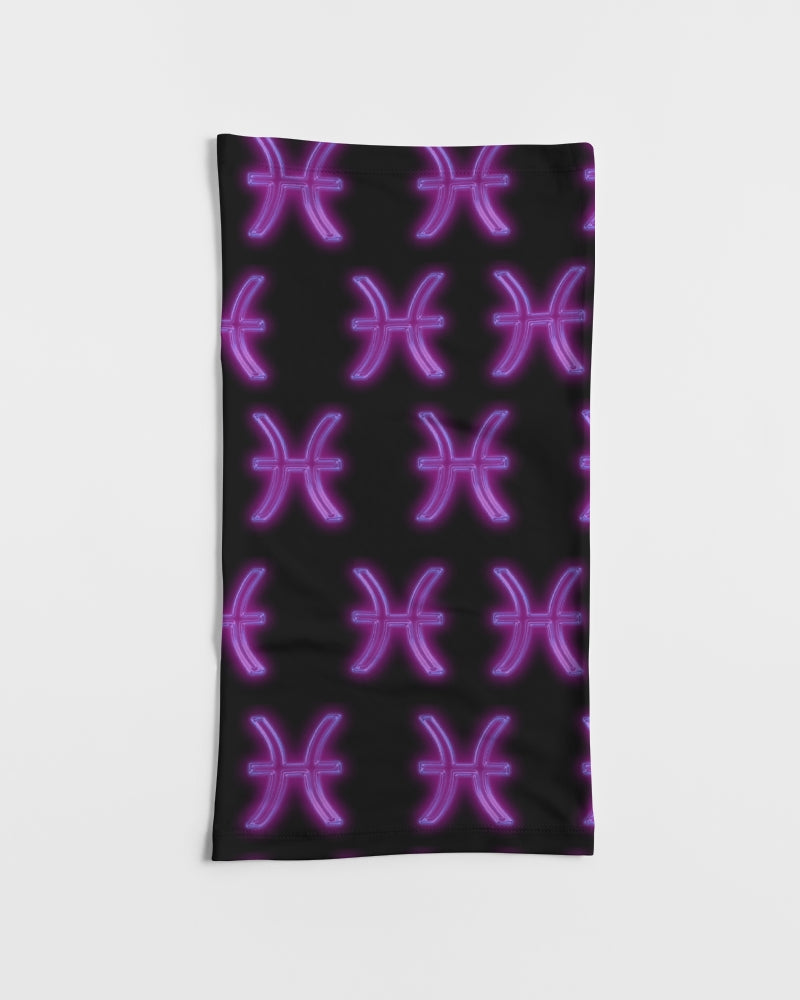 Purple Pisces  Neck Gaiter Set