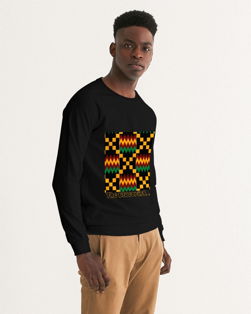 The Blueprint (Kente Theme) Men's Graphic Sweatshirt