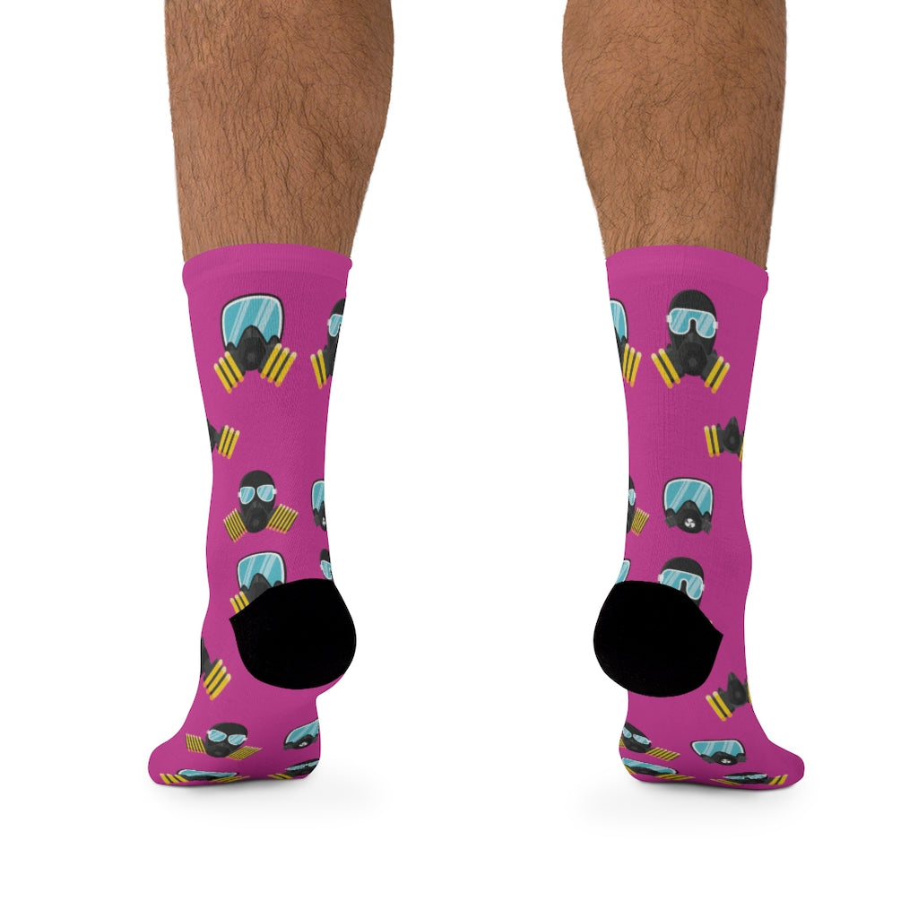 MaskOn PNK Adult Unisex DTG Socks