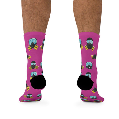 MaskOn PNK Adult Unisex DTG Socks