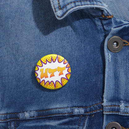 WTT "Pow" Logo2 Pin Buttons