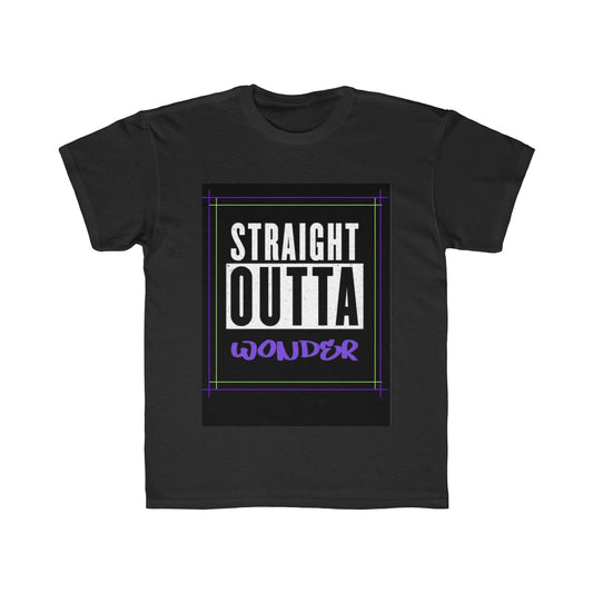 Straight Outta Wonder Kids Regular Fit Tee