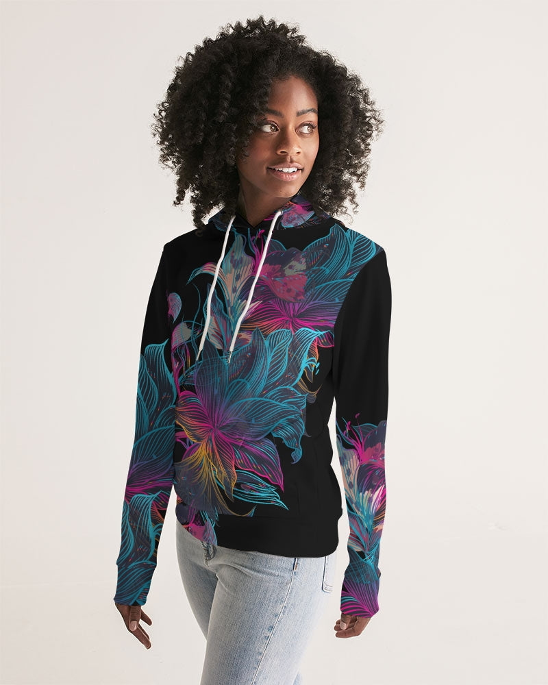 Neon Petals Women's Hoodie