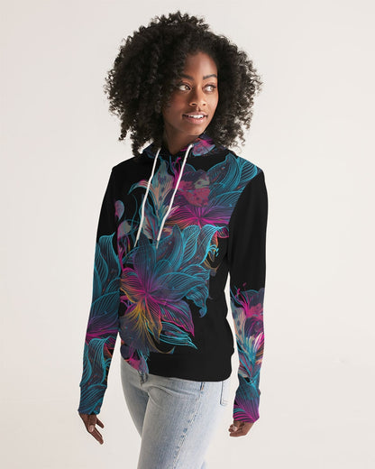 Neon Petals Women's Hoodie