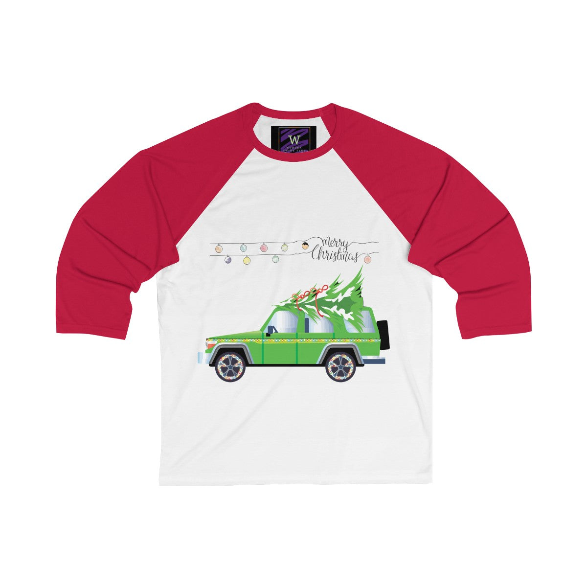 Christmas Vacation Unisex 3/4 Sleeve Baseball Tee