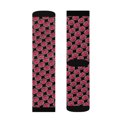 Kiss Kiss Black Socks