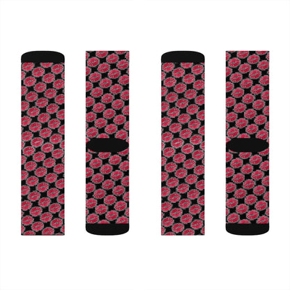 Kiss Kiss Black Socks