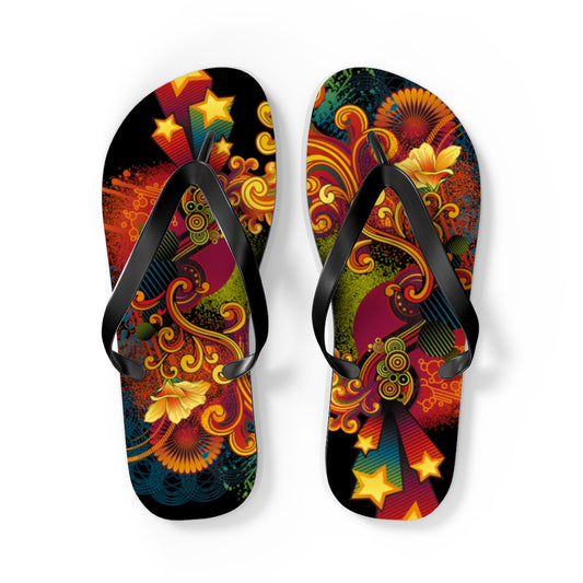 Flowing Flip Flops BLK