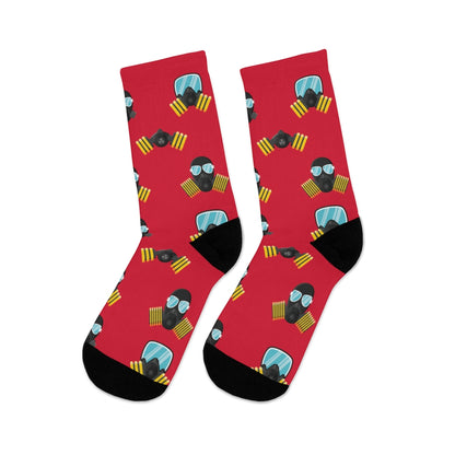 MaskOn RED Adult Unisex DTG Socks