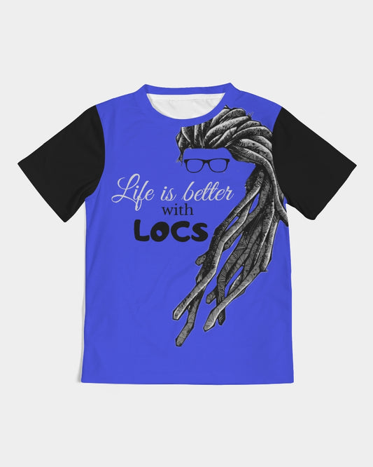 Locs Blue Kids Tee