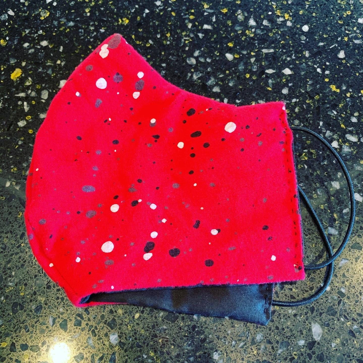 Crimson Painter Cotton 2 Layer Face Mask