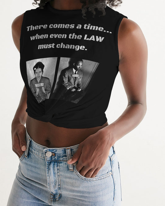 Law Change Women's Twist-Front Tank