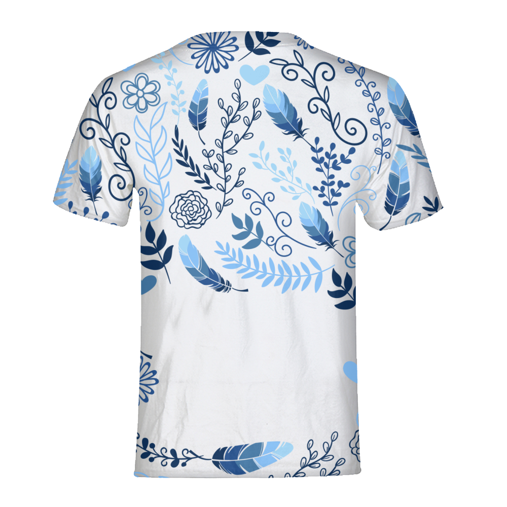 Feather Blue Kids Tee