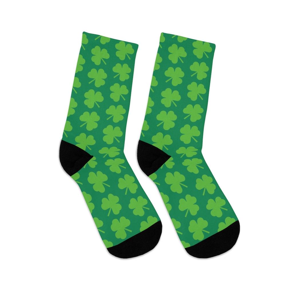 Green Shamrock DTG Socks