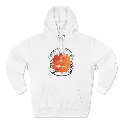 Burgers Unisex Premium Pullover Hoodie