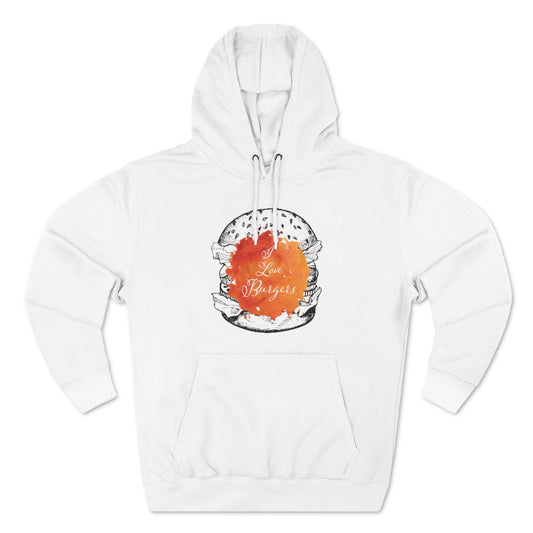 Burgers Unisex Premium Pullover Hoodie