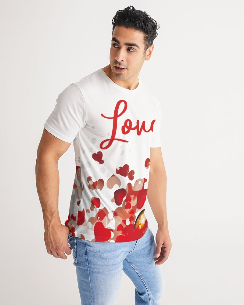 Bubble Hearts Men's Tee