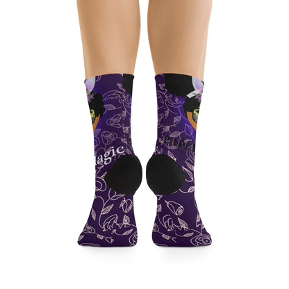 Black Girl Magic Adult DTG Socks