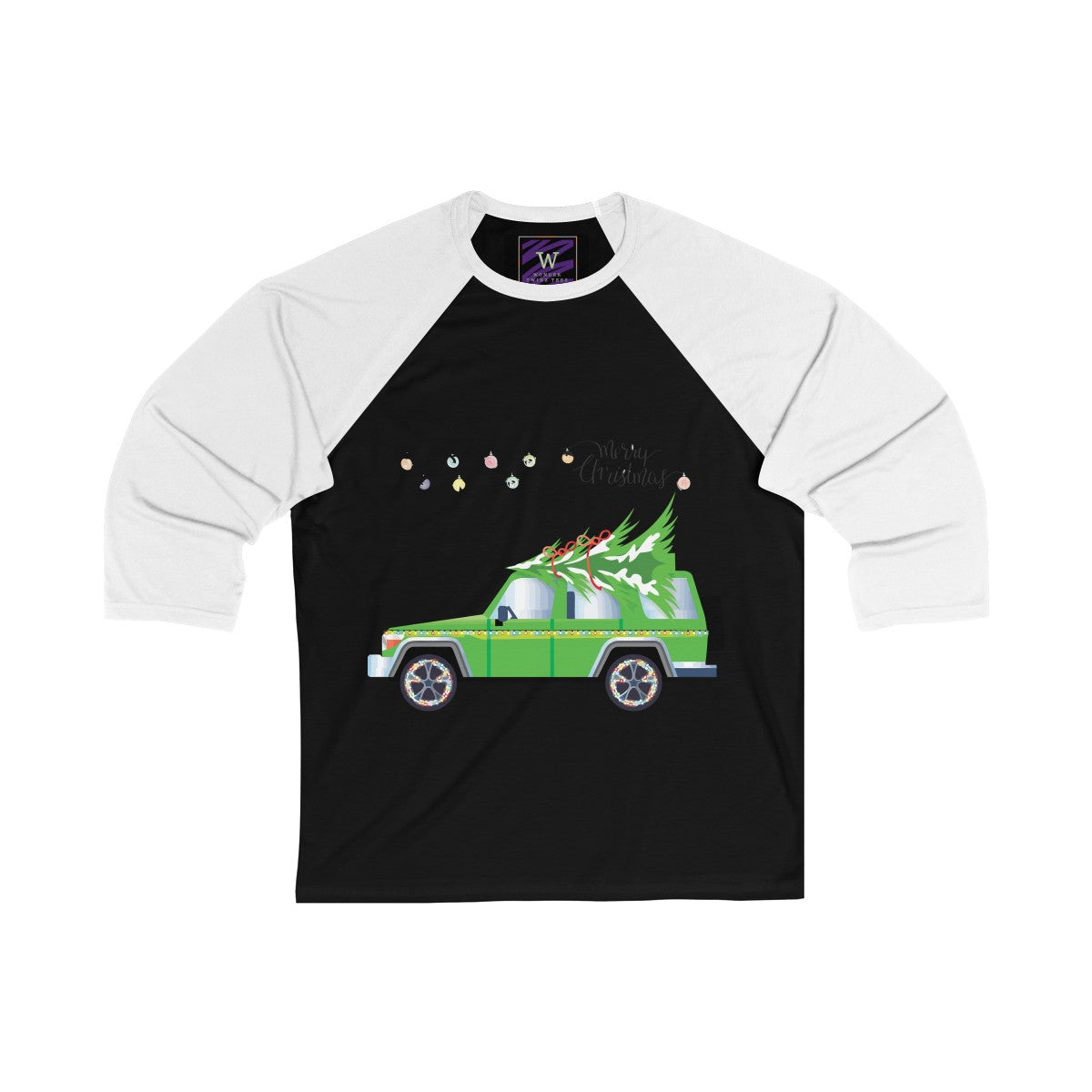 Christmas Vacation Unisex 3/4 Sleeve Baseball Tee