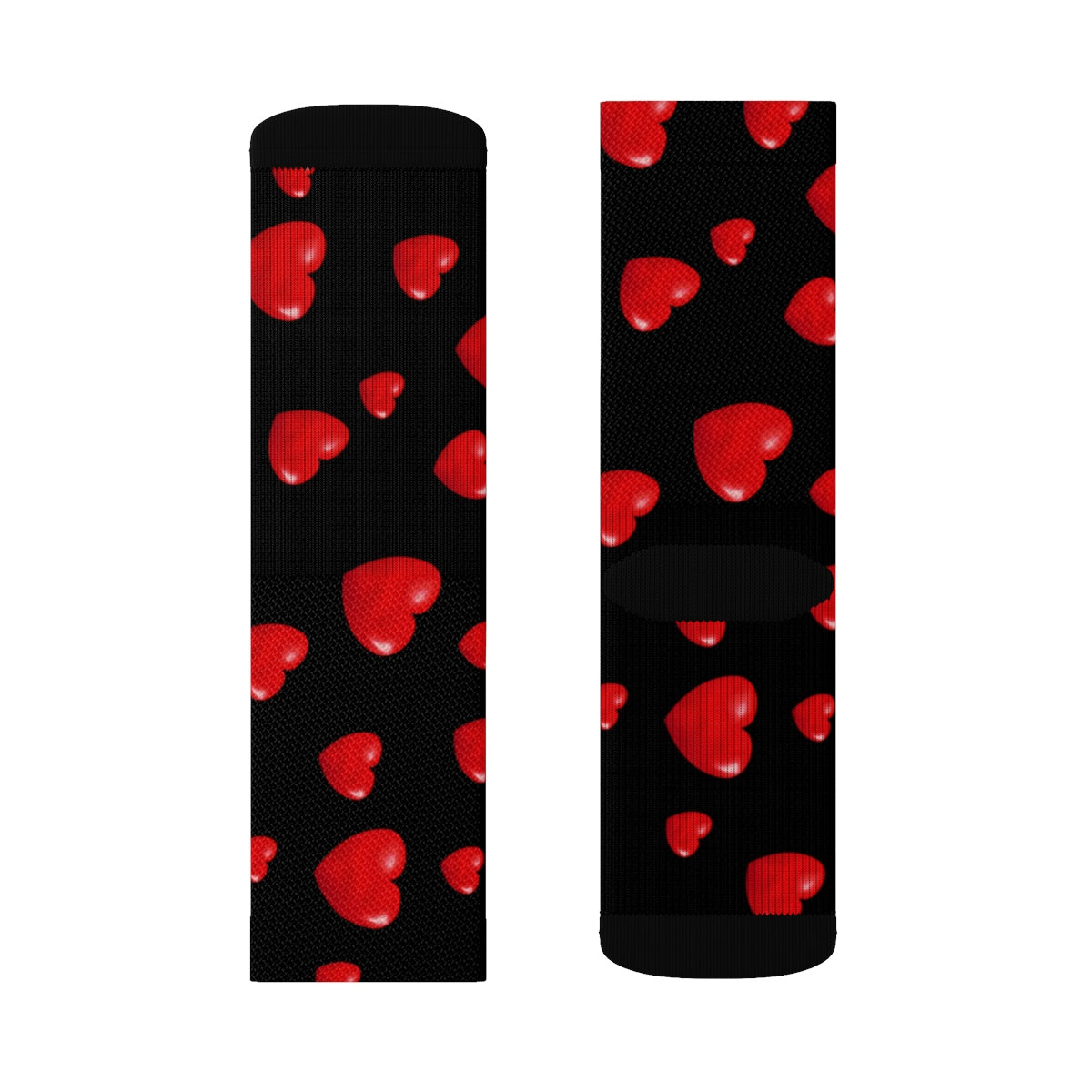 Black Heart Socks