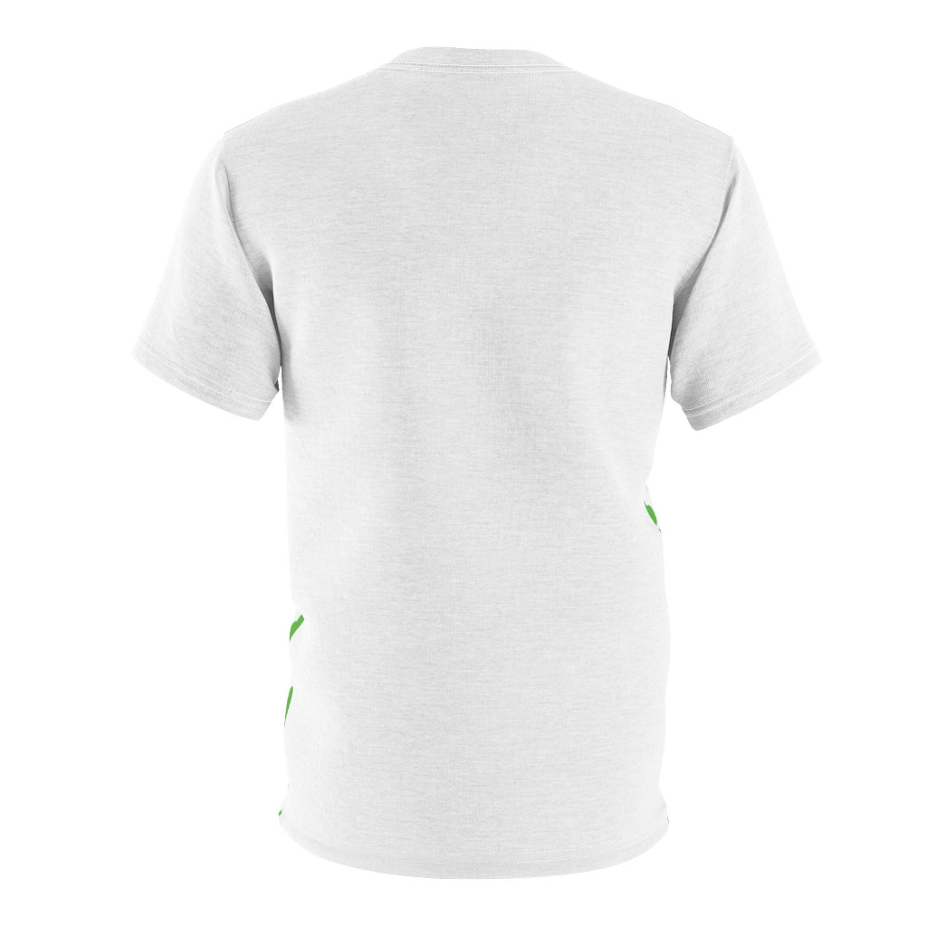 White Shamrock Unisex AOP Cut & Sew Tee