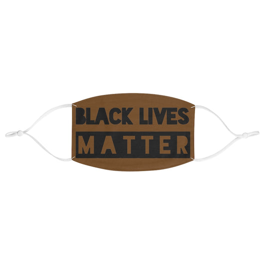 BLM Chocolate Fabric Face Mask