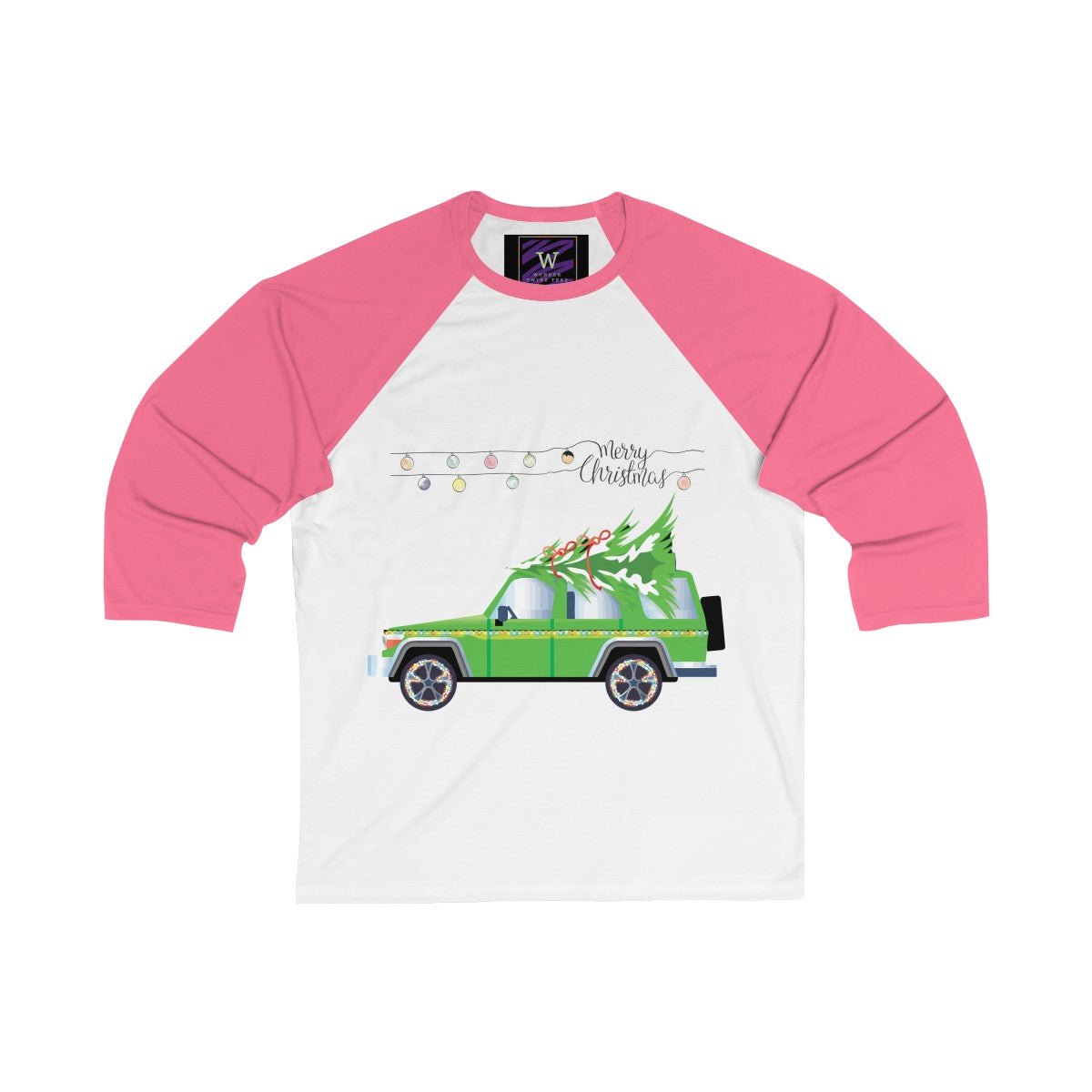 Christmas Vacation Unisex 3/4 Sleeve Baseball Tee
