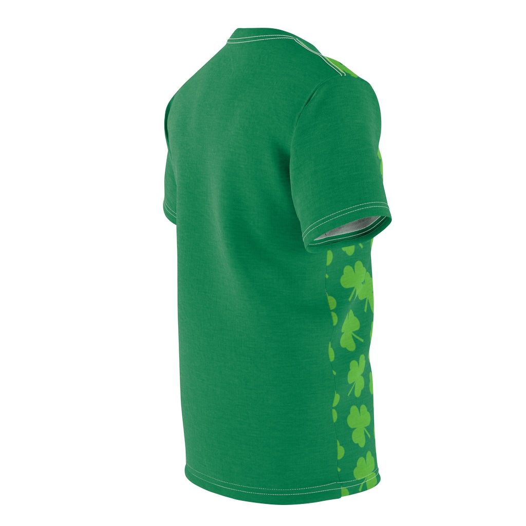 Green Shamrock Unisex AOP Cut & Sew Tee