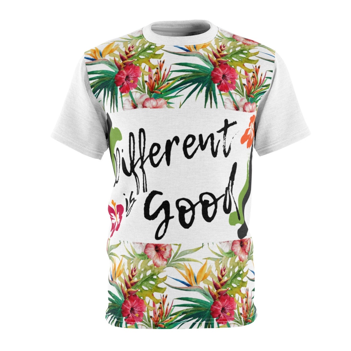 Different Wht Unisex AOP Cut & Sew Tee