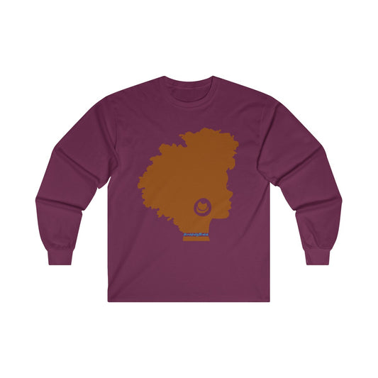 Beautifully Shaded Adult Cotton Long Sleeve Tee