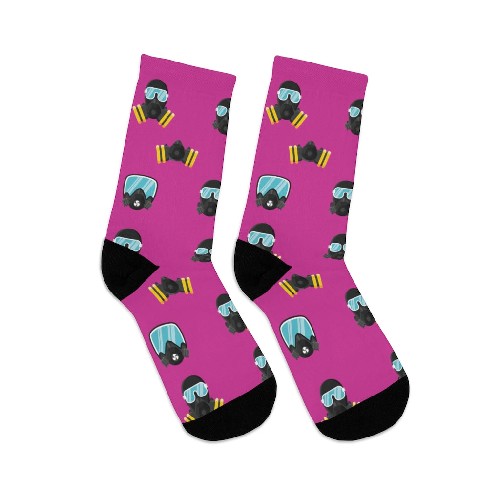 MaskOn PNK Adult Unisex DTG Socks