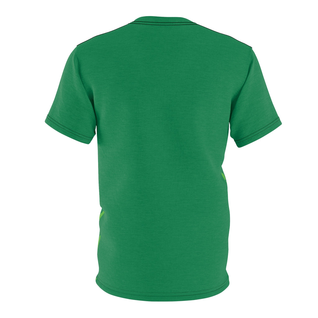 Green Shamrock Unisex AOP Cut & Sew Tee