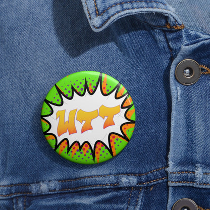 WTT "Pow" Logo3 Pin Buttons
